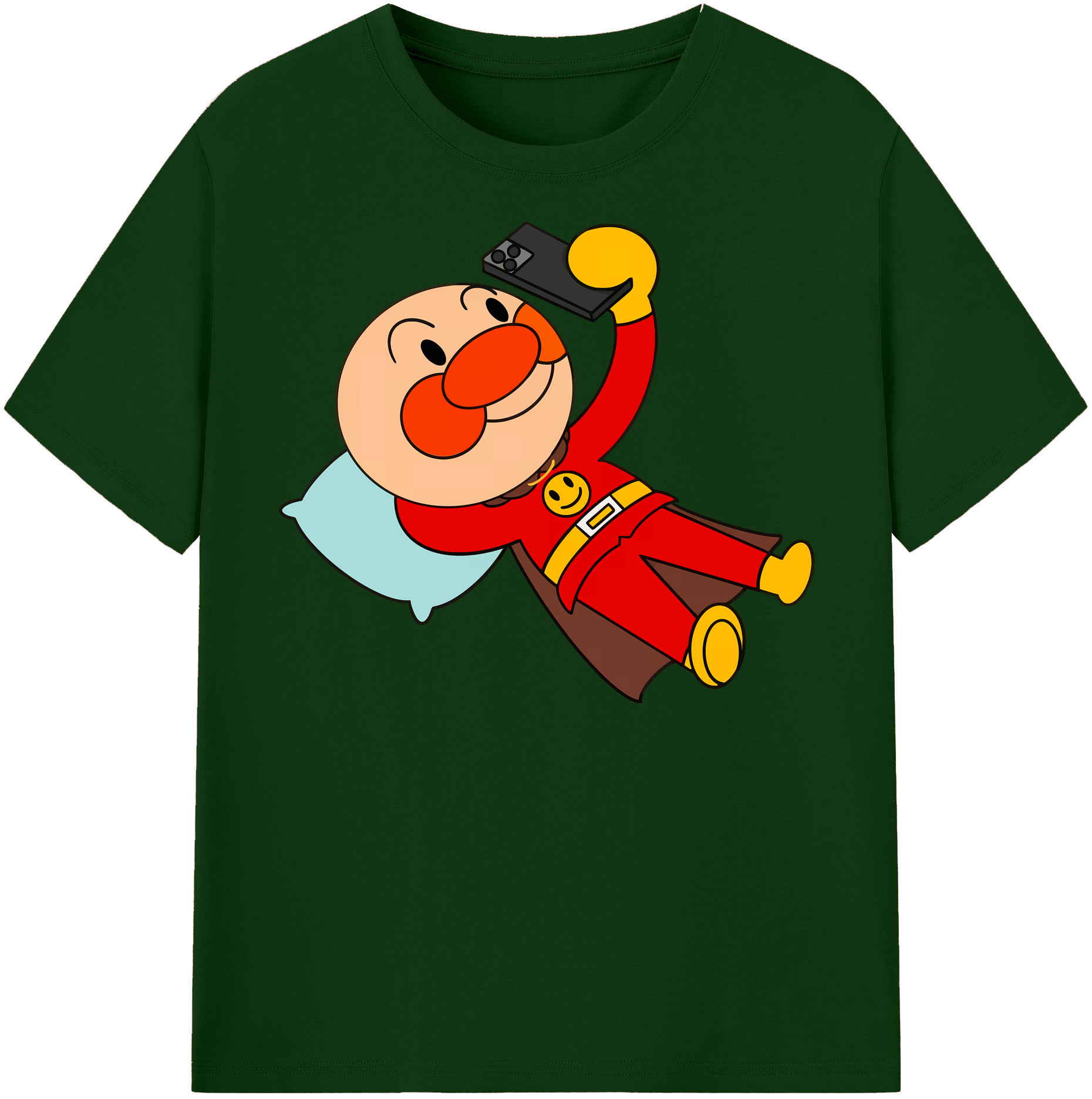 （画像用） アンパンマン Anpanman 綿100％半袖Tシャツ（フロントプリント）
